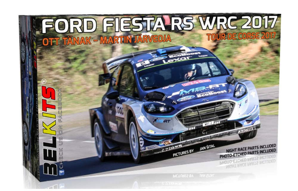 Aoshima Bunka Kyozai Skynet Belkit Series 13 Ford Fiesta RS WRC Tour de Corse 2017 Plastic Model 1/24 No.
