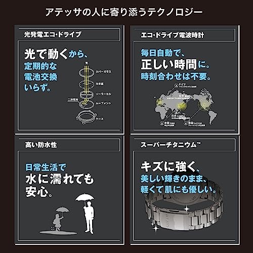 Ανδρικό Ρολόι Citizen Attesa BY1004-17X, Αδιάβροχο, Τιτάνιο, Ελαφρύ, Πρόγραμμα Σελήνης, Φάση Σελήνης, Οικολογικό Eco-Drive με Φόρτιση από Φως, Δέρμα Μοσχαριού, Α