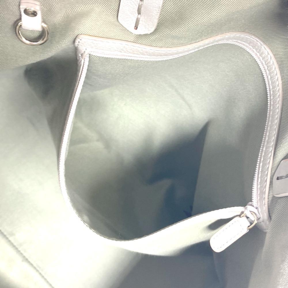BVLGARI S.bulgari logo Sotirio Shoulder Bag Tote Bag Leather Silver