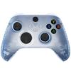 eXtremeRate Side Rail Grip Shell for Xbox Core Wireless Clear Glacier Blue Replacement Front Housing Cover Handle Faceplate for Xbox Series X S