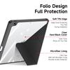 For Apple iPad 10.2 2026/iPad Pro 12.9 11/iPad Air 4 5 Case Detachable Tablet Multiple Stand Angles Clear Back Cover Mini 6