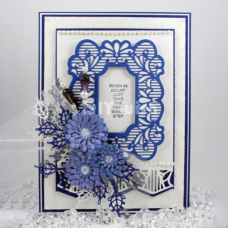 Lace Edged Leaves Dies Cut Metal Cutting Dies Stencil Scrapbooking Paper Cards Decorative Crafts