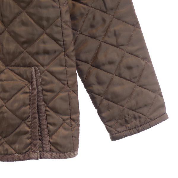 LAVENHAM Quilted Jacket 36 Brown Cotton Filling Men's Used