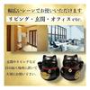 Kanoan Maneki-neko (Beckoning Cat) Wooden Ebony Wood Carving Pair Ornament, Good Luck, Prosperity, F