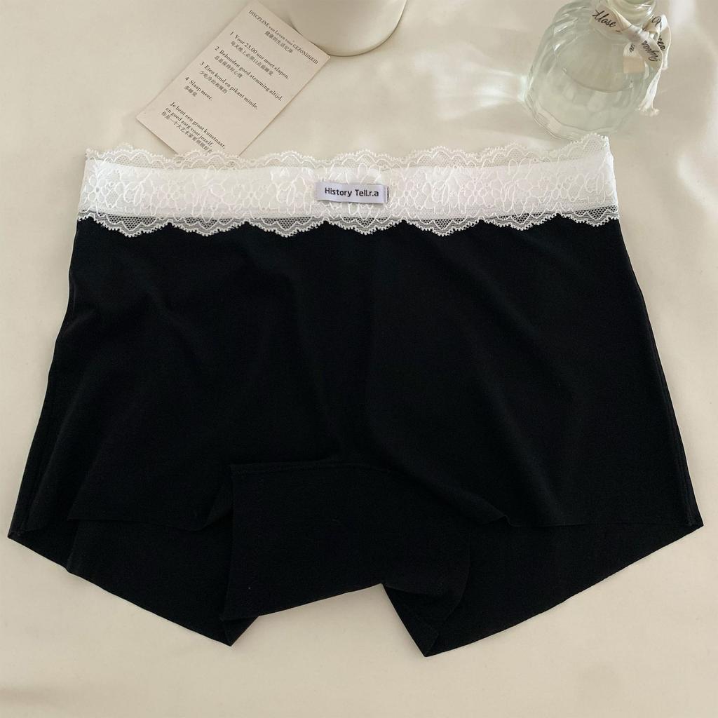 Women's New Summer 10A Antibacterial Pure Cotton Crotch Two In One Ice Silk Non Trace Anti Tarnish Safety Underwear