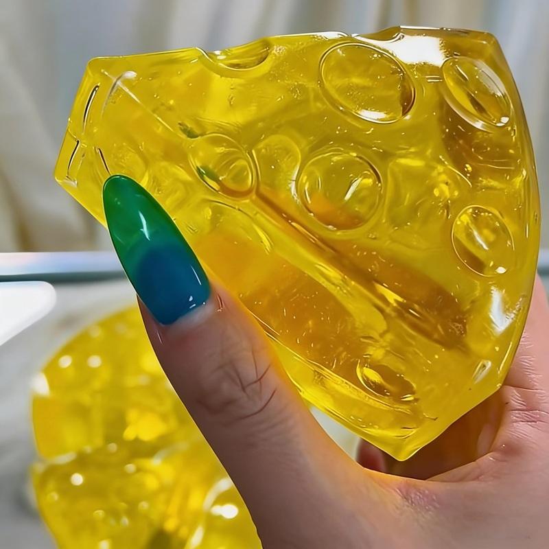 

Toys Mochi Squishy Honey Cheese Square Fidgets Super Soft Cheese Squeeze Toy Funny Anti-stress Sensory Toy for Adults