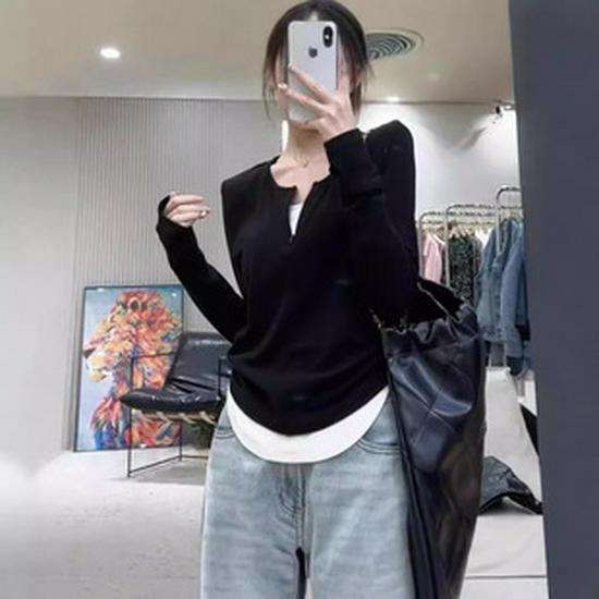 Modal High Neck Slim Fit Long Sleeve Women's Base Layer Top for Autumn/Winter Western Style