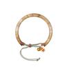 Lucky Bell Woven Rope Bracelet, Retro Guochao Adjustable Plain Circle Women'S Niche Design Jewelry