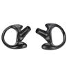 Comfortable Black Silica Gel Ear Mould Replacement for Most Coil Tube   Kits (Large)