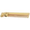 Pettine per Capelli e Barba in Lega di Zinco Portatile Incisione Tridimensionale Vintage per Salone di Bellezza Casa