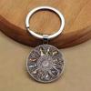 Personalized Creative Round Glass Keychains For The Twelve Signs