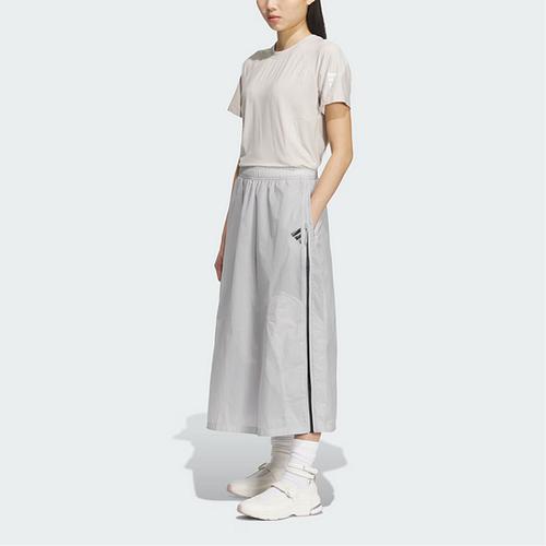 Adidas FOS Collection Casual Long Skirts Women's Light Gray JM4270