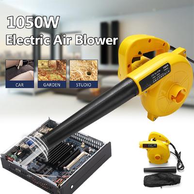 1050W Electric Leaf Blower Vacuum Cleaner Dust Leaf with Pack Electric Air Blower Vacuum Tool for Home Garden Car TV Fan