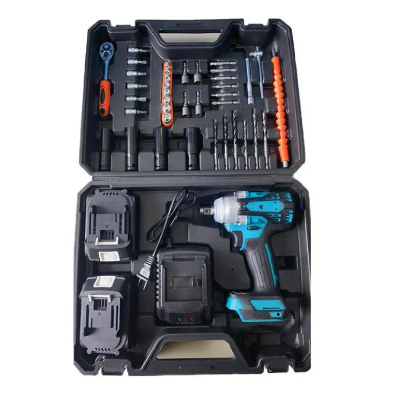High Torque Electric Impact Wrench with Lithium Battery