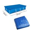 Fitment Package Content Pool Cover Installation PE Woven Fabric Dustproof Pool Protector Rectangular Pool Cover