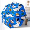 1pc Eggs Bunny Pattern Automatic Folding Umbrella - Portable Collapsible 8-Rib Umbrella for All Seasons Durable Canopy Yy251119132