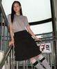 Ronron Cancan Tiered Midi Skirt Black