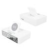 10W Digital Alarm Clock One Button Lifting LED Mirror Electronic Clock with 10W Wireless Charging for Bedroom