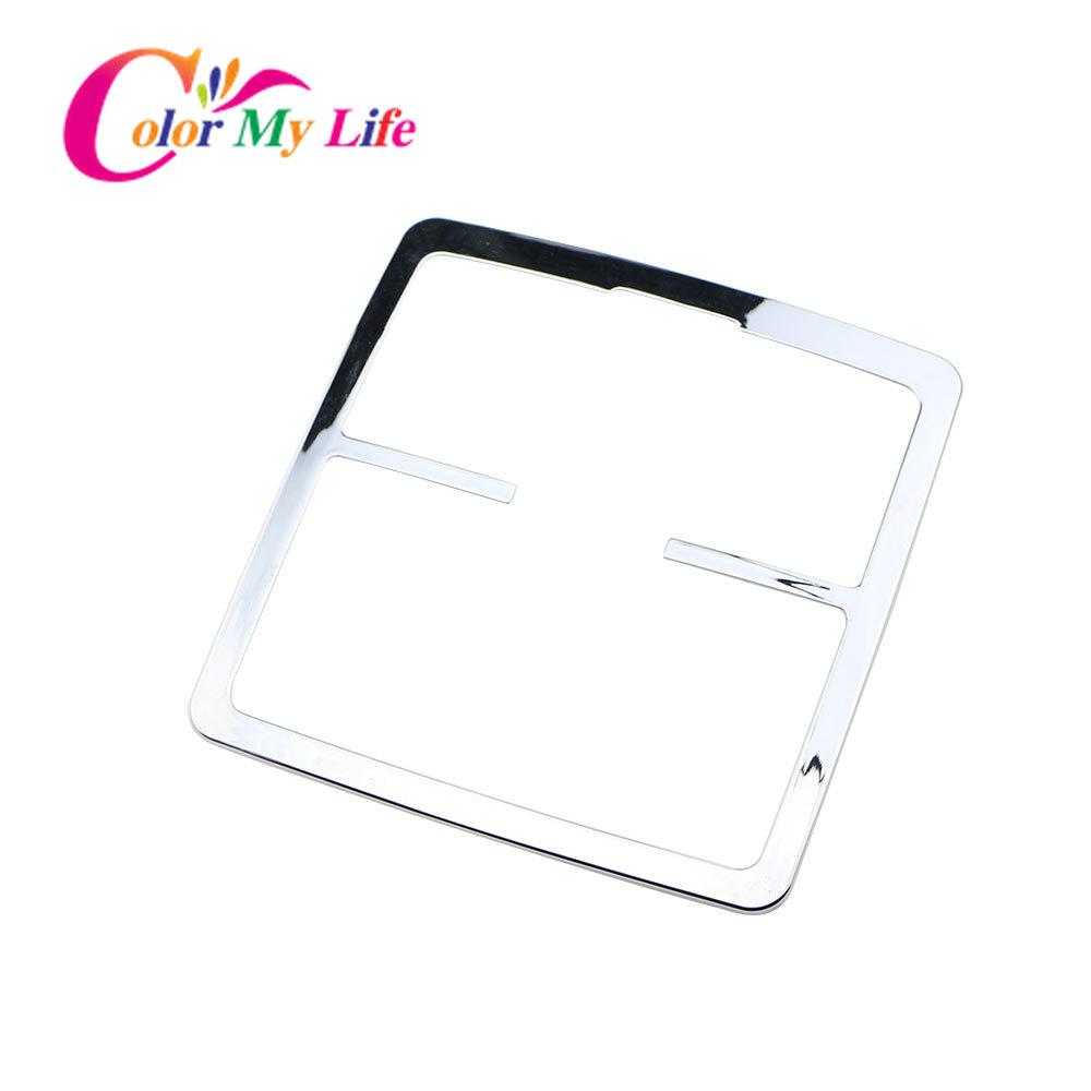 Color My Life Car Chrome Front Fog Lamps Lights Light Protector Cover Trim Sticker for Kia Sportage R Sportager 2012 -