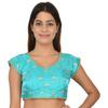 Readymade Desigenr Stitched Blosue Women's Silk Blend Crop Top Choli Dress