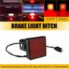 Running Brake Reverse Red 15 LED Towing Hitch Cover Light For Trucks 2" Receiver