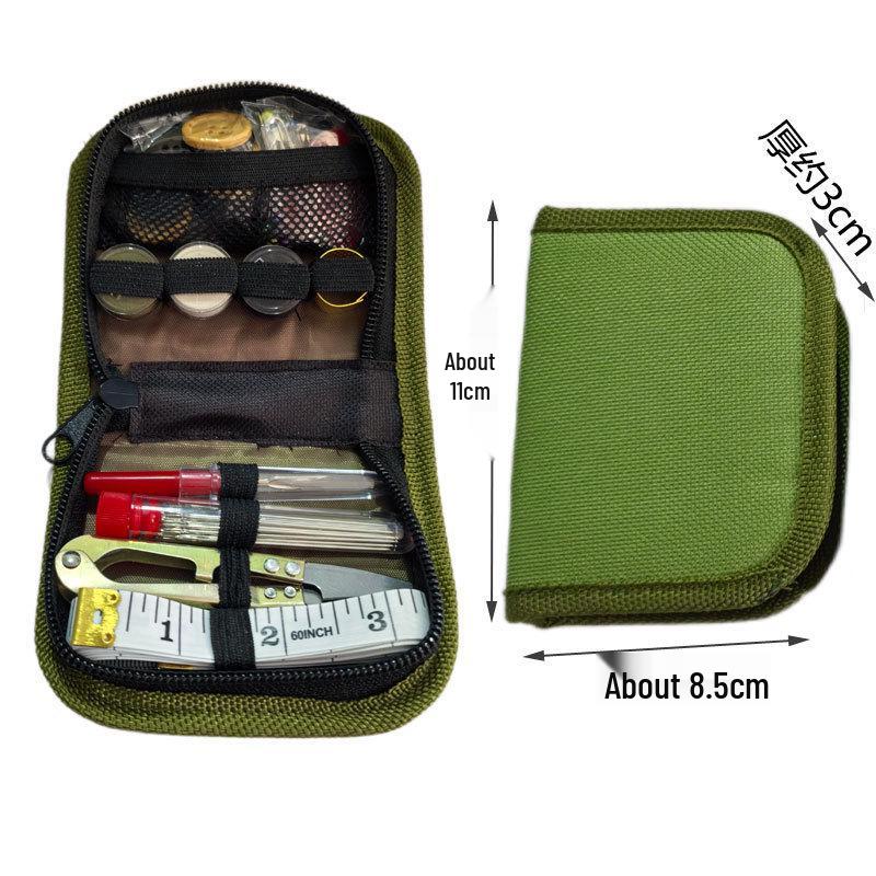 Kit da cucito portatile: Set da 226 pezzi di aghi e filo con scatola portaoggetti