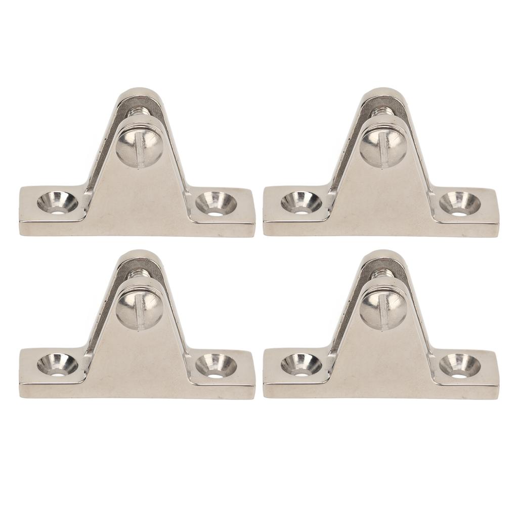 4Pcs Swivel Hinge Mount Stainless Steel Deck Side Mount Hinge Boat Top Hardware Hinge for Yacht