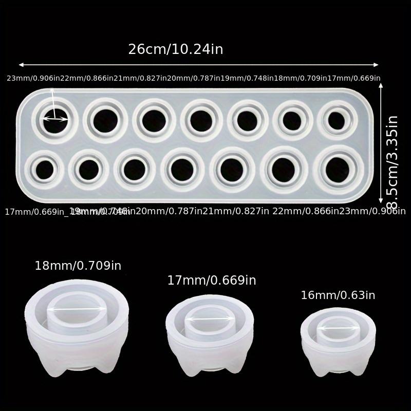 

1pc Rings Resin Epoxy Molds Jewelry Silicone Mold Collection Handmade For DIY Crystal Silicone Jewelry Ring Mold Accessories