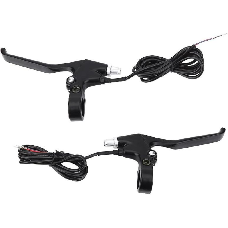 Alomejor 1 Pair Electric Brake Lever Durable E Bike Bicycle Electric Brake Lever Bicycle V Brake for Cycling Bikes with 22.5mm Handlebar
