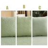 Gruesa funda de cojín de felpa jacquard para sofá chalse largo cojín de respaldo funda elástica protector para funda de sofá de 1/2/3/4 plazas