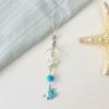 Cute Clownfish Starfish Wind Chimes Phone Lanyard Strap Keyring Pendant Anti Lost Phone Chain Bag Ornament Cell Phone Charm Gift