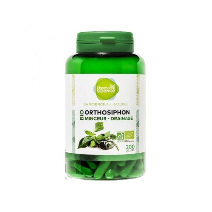 Pharmascience orthosiphon bio minceur - drainage 200 gélules