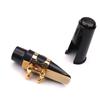Alto Sax Saxophone Mouthpiece with Cap Metal Buckle Reed