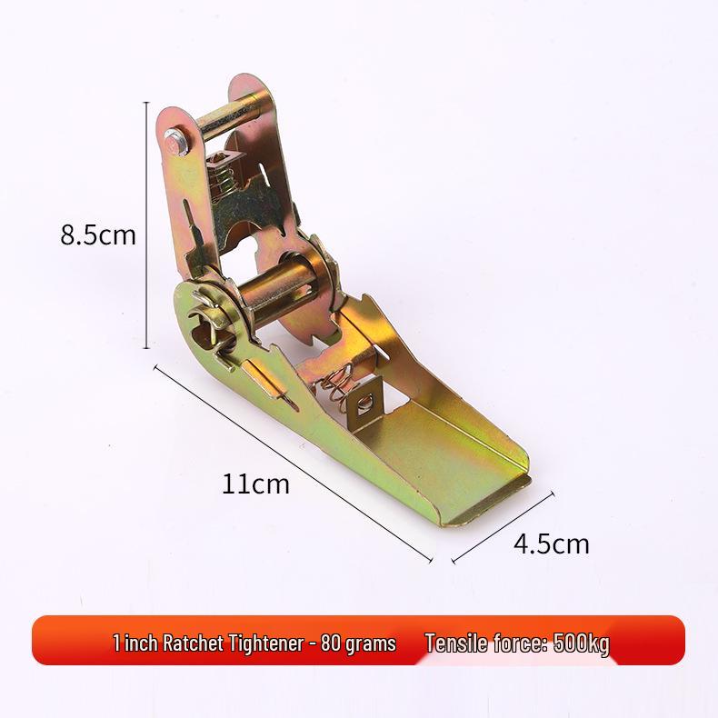 1-дюймовая прочная стяжная лента с трещоткой без крюков для грузов и грузовиков
