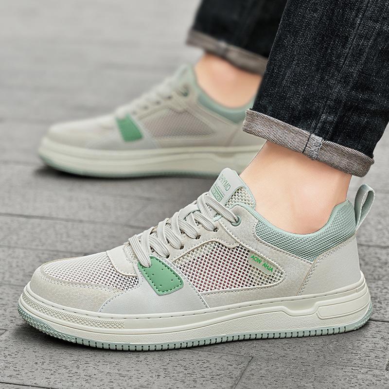 Fashion 2025 Skate Shoes Men Lightweight Mesh Board Sneakers Non Slip Breathable Shoes for Men Casual Sports Walking Comfortable Shoes