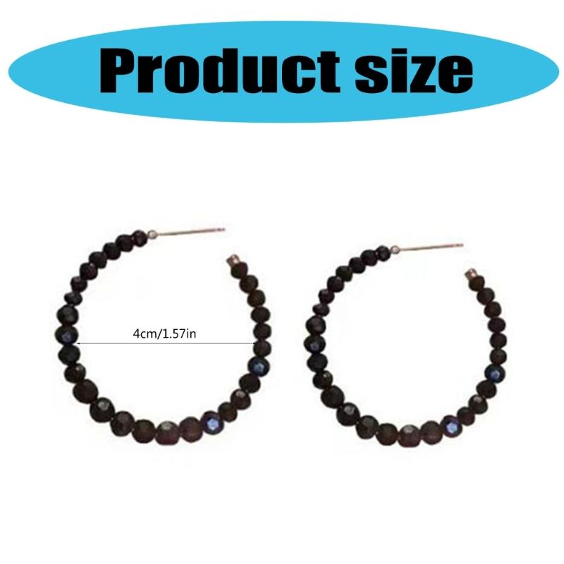 Elegant Black Earrings Unique Earrings Elegant Earrings Delicate Women Ear Jewelry Suitable for Everyday Elegances