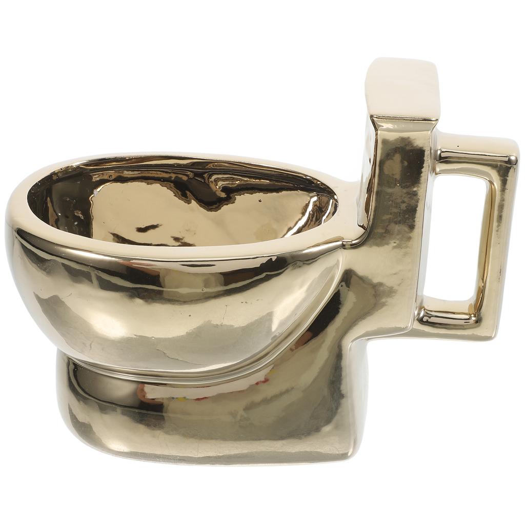 400ml Ceramic Toilet Shaped Cup Ceramic Coffee Mug Funny Coffee Mug Toilet Shaped Cup Party Supplies Office Gift