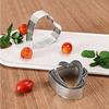 Heart Shaped Perforated Tart Rings With Hole Stainless Steel Tart Bottom Tower Fruit Pie Quiches Cake Ring Mousse Baking Mold