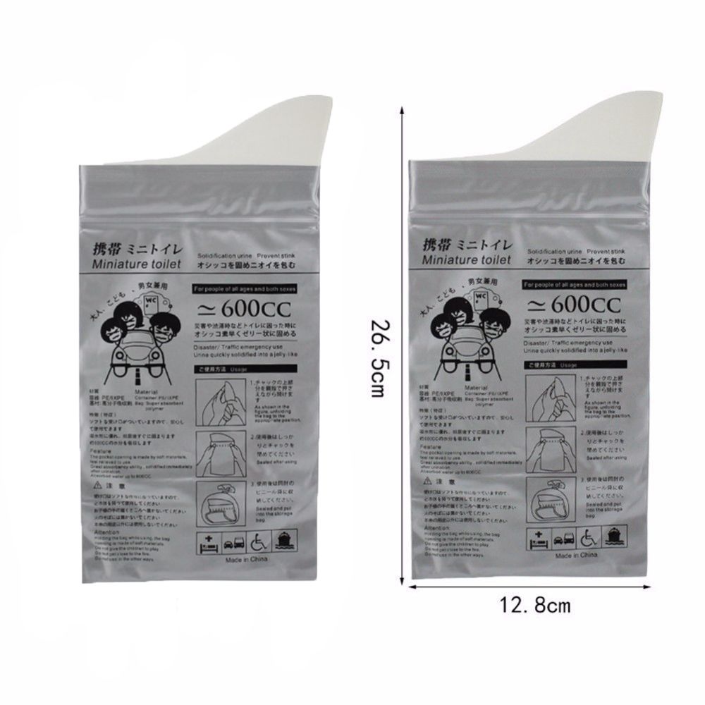 Carry Outdoor Traveling Accessories Car Urine Bag Urinal Toilet Tool Mini Mobile Toilets Vomit Bags