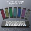 2 In 1 Air Mouse Voice Control RGB Backlit 2.4G Wireless Air Mouse Remote Control with 6-axis Gyroscope USB Receiver
