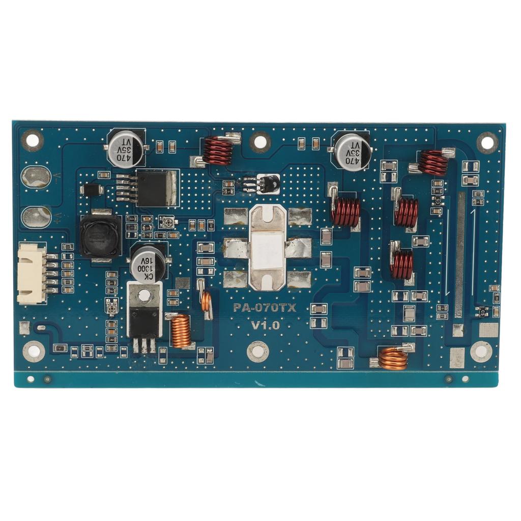 50W FM Amplifier Module Audio Amplification Board with Power Standing Wave Temperature Detection DC13‑16V 87‑108MHz