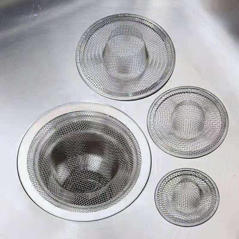 1Pc Edelstahl Küche Wasser Waschbecken Filter Bad Ablauf Filter Net Dusche Haar Fänger Stopper Küche Zubehör