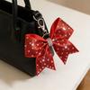 10Pcs Elegant Bows Keychain With Sparkling Rhinestones For Fashionable Accessory And Gift For Stylish Personalization