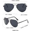 Classic Big Pilot Sunglasses Men Luxury Metal Black Aviation Sun Glasses Male Fashion Driving Vacation Shades UV400