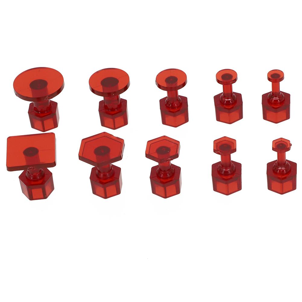 10pcs/set Glue Tabs Dent Removal Tools Car Dent Repair Car Dent Removal Tool Auto Paintless Dent Repair Glue Tabs For Car Bo