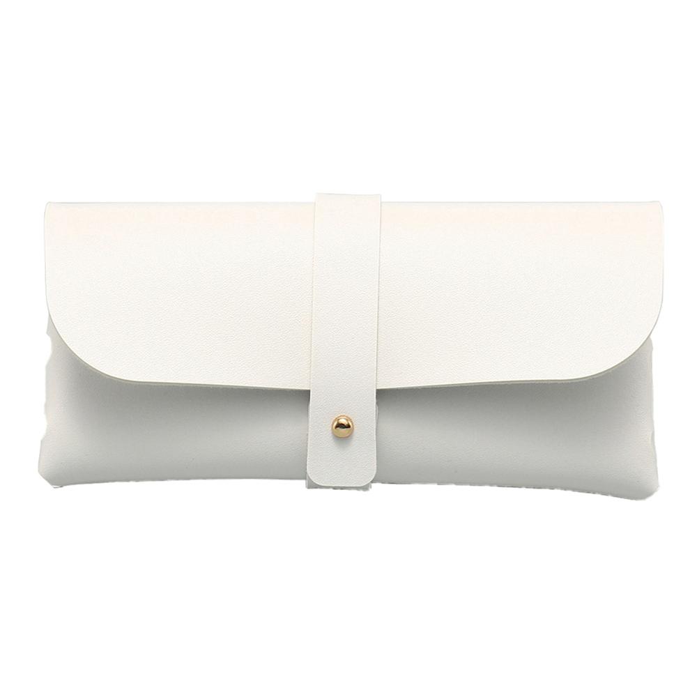 1pc Glasses Case Women Leather Soft Glasses Bag Fashion Portable Sunglasses Box Bag Accessories Eyeglasses Case Sunglasses Box