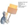 Naughty Cat Table Lamp 3D Printed Cat Tipping Night Light Creative Bedside Light for Living Room Bedroom Home Decor