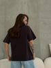 Trendy Oversized Printed Tee: 100% Loose Short Sleeve, Versatile European & American Style