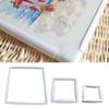 Embroidery Hoop Rings Clip Frame Square Cross Stitch Frame DIY Crafts Sewing Tool for Quilting, Needlepoint, Silk-Painting