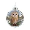 Yousheng Christmas Ornament Christmas Tree Bird Spherical Decorative Pendant Snowflake Ornament Holiday Tree Decoration